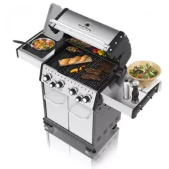 Barbecue Gaz Baron S 490 Ir Avec Plancha Et Rôtissoire BROIL KING -Weber Soldes Boutique barbecue gaz baron 490s broilking 2