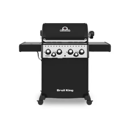 Barbecue Gaz Crown 480 Avec Tablettes Acier Rabattables Et Rôtissoire BROIL KING 3 Barbecue Gaz Crown 480 Avec Tablettes Acier Rabattables Et Rôtissoire BROIL KING