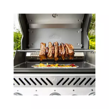 Barbecue Gaz Rogue 425 RSE Inox 3 Brûleurs + Sizzle Lateral + Brûleur Arriere - NAPOLEON 4 Barbecue Gaz Rogue 425 RSE Inox 3 Brûleurs + Sizzle Lateral + Brûleur Arriere - NAPOLEON – Image 2