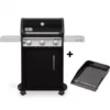 Barbecue Gaz Spirit E-315 Mix Plancha - Black - WEBER -Weber Soldes Boutique barbecue gaz spirit e 315 avec plancha