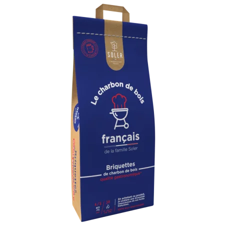 Briquettes De Charbon - Gamme Gastronomique 7,5Kg SOLER 3 Briquettes De Charbon - Gamme Gastronomique 7,5Kg SOLER