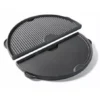 Demi-Plaque De Cuisson / Plancha Reversible En Fonte BIG GREEN EGG L - Ref 122988 -Weber Soldes Boutique demi plaque fonte big green egg l
