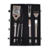 Mallette 4 Pieces Inox Pour BBQ -Weber Soldes Boutique malette 4 pieces inox pour bbq