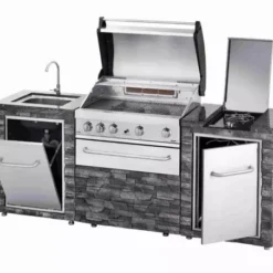 Meuble Modulaire GRANDHALL Stone Island (hors BBQ) -Weber Soldes Boutique meuble modulaire grandhall stone island hors bbq 2