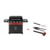 Pack + Barbecue Hybride Gaz & Charbon Gas2Coal 440 2.0 4 Brûleurs + Set D'accessoires -Weber Soldes Boutique pack barbecue hybride gaz charbon gas2coal 440 20 4 bruleurs set d accessoires