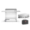 Pack Plancha PLANET Chef 80 Elec + Chariot Fermé+Hous+Capot -Weber Soldes Boutique pack plancha planet chef 80 elec chariot fermehouscapot
