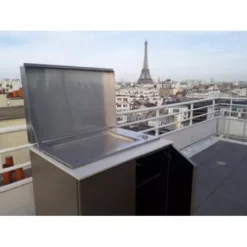 Plancha Electrique Encastrable Oasi In.El60 Inox Plaque Lisse + Couvercle - PLANET -Weber Soldes Boutique plancha gaz encastrable 80 cm inox 2 feux plaque lisse couvercle planet 3